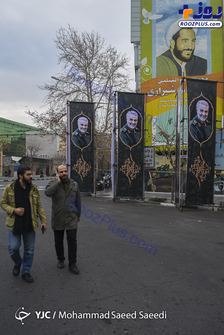 حال و هوای شهر تهران در پی شهادت سپهبد قاسم سلیمانی +عکس