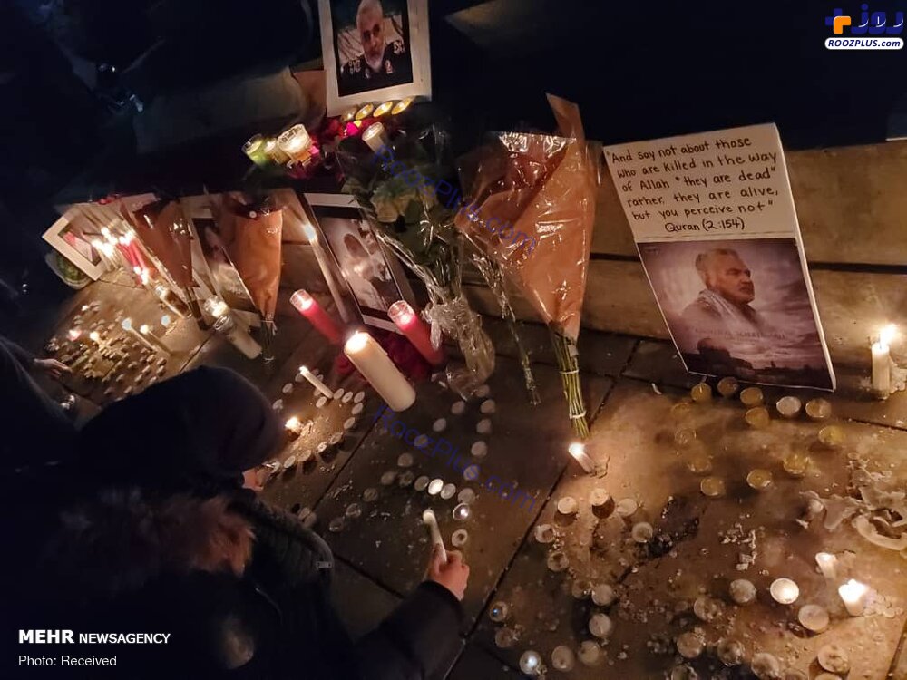 مراسم بزرگداشت شهید سپهبد قاسم سلیمانی در تورنتو کانادا +عکس