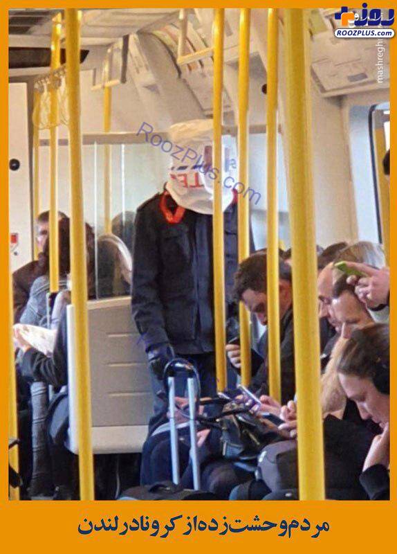 عکس/ مردم وحشت زده از کرونا در لندن