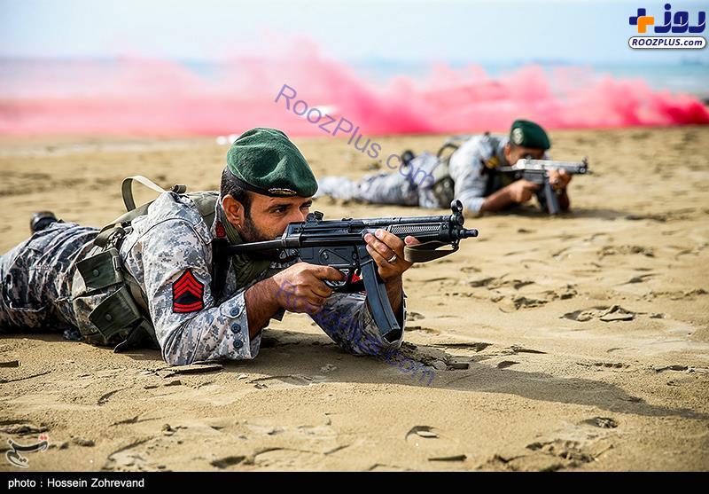 مانور تکاوران نیروی دریایی ارتش در بندرعباس +عکس