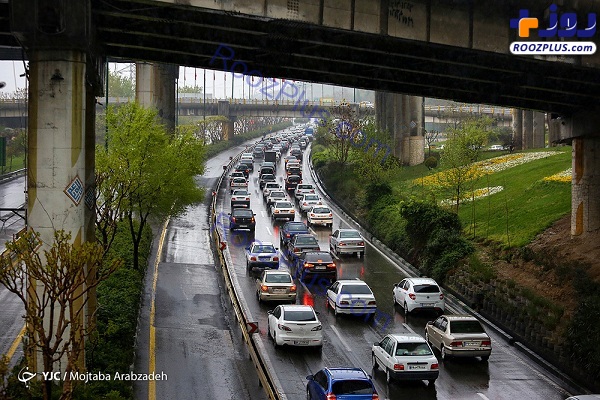 ترافیک تهران در روزهای کرونایی +عکس
