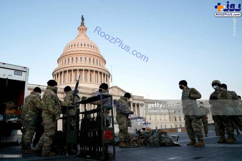 سایه ترس بر سر واشنگتن؛ کاخ سفید پادگان نظامی شد! +عکس