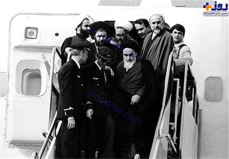 تصاویری خاطره انگیز از بازگشت امام خمینی(ره) به میهن