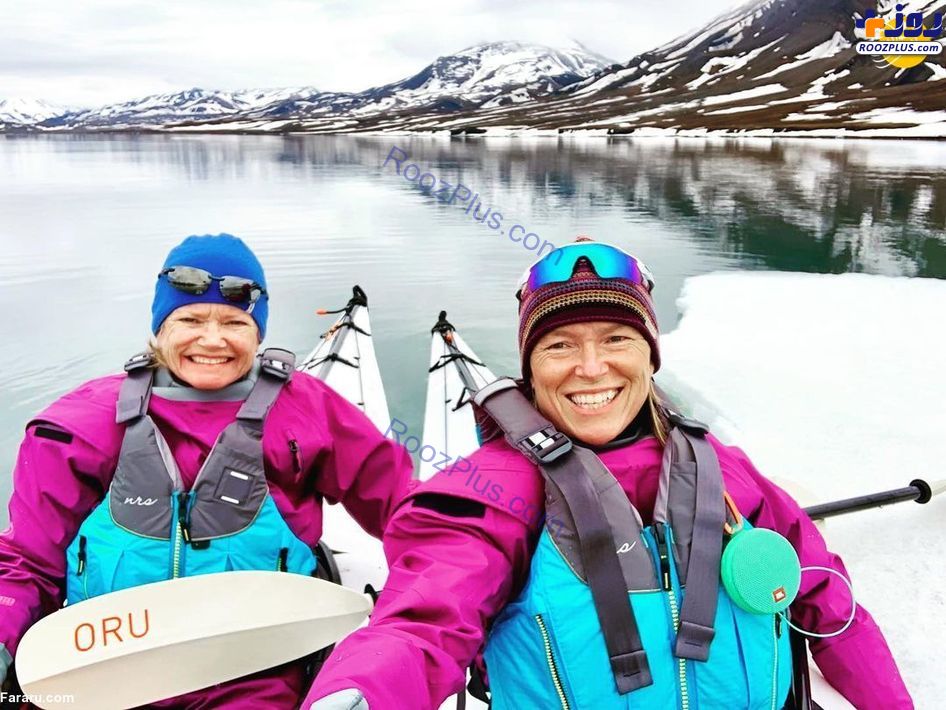 عکس/یک سال زندگی دو زن تنها در قطب شمال