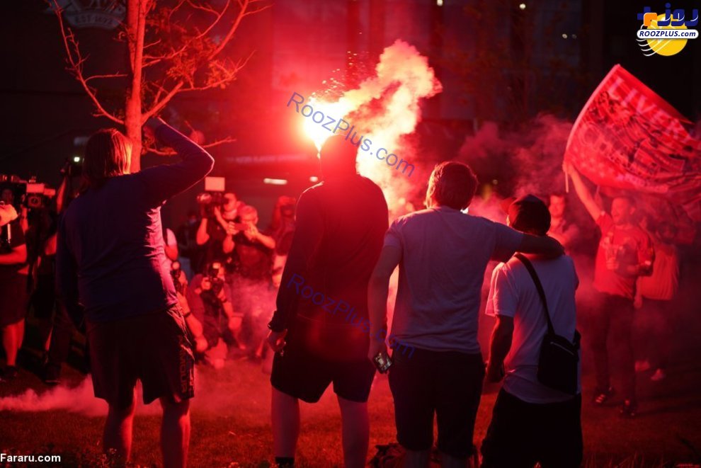 عکس/ جشن قهرمانی لیورپول در روز‌های کرونایی