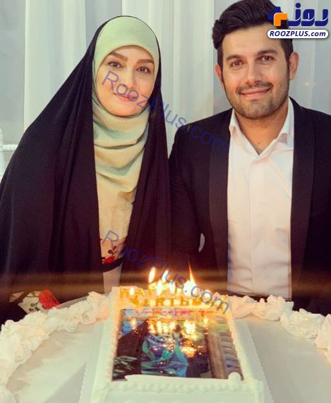 عکس/جشن تولد مژده خنجری در کنار همسرش