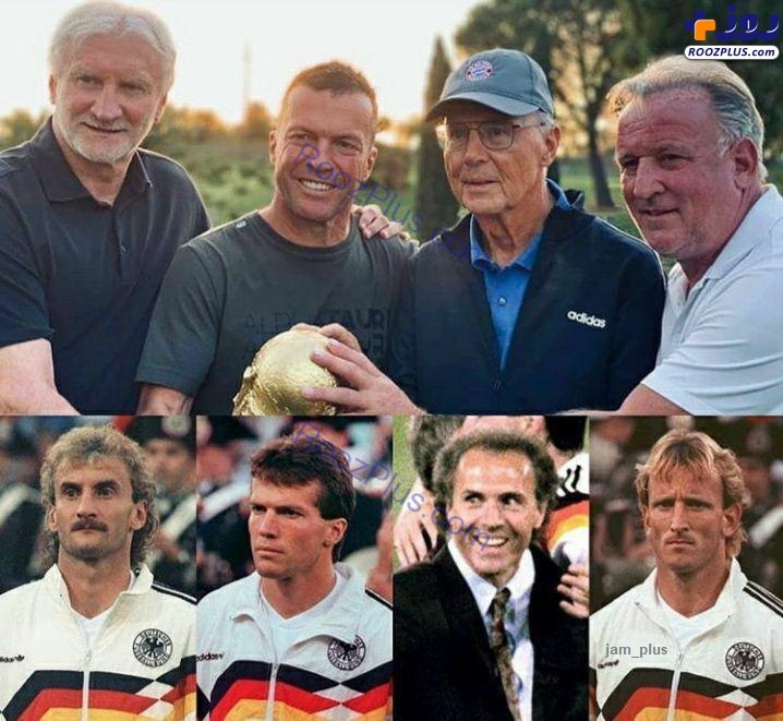 جوانی و پیری ستاره های فوتبال آلمان +عکس