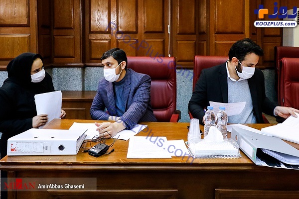 خانم وکیل در دادگاه رسیدگی به اتهامات محمد امامی +عکس
