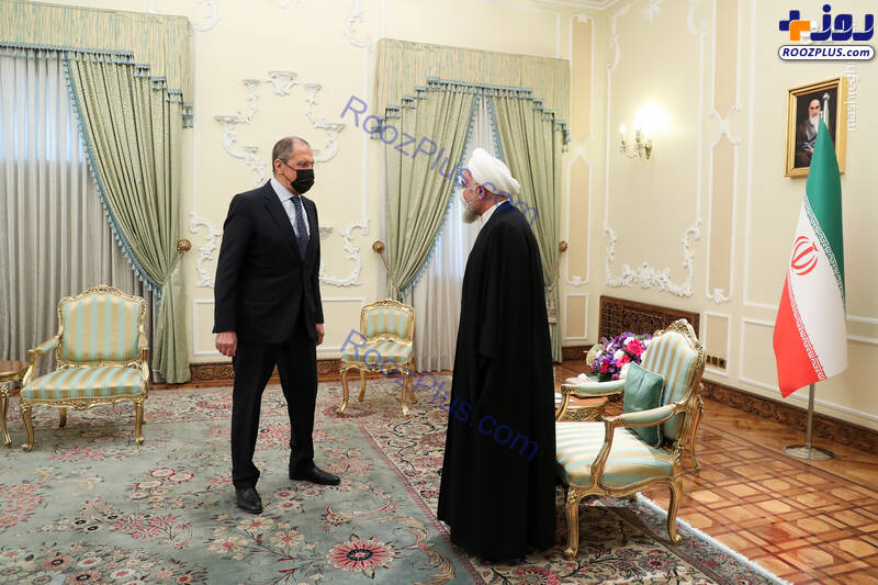 دیدار وزیر خارجه روسیه با روحانی +عکس