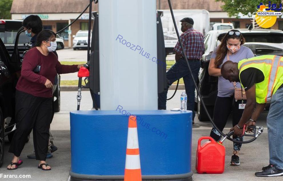 کمبود بنزین در آمریکا پس از حمله سایبری +عکس