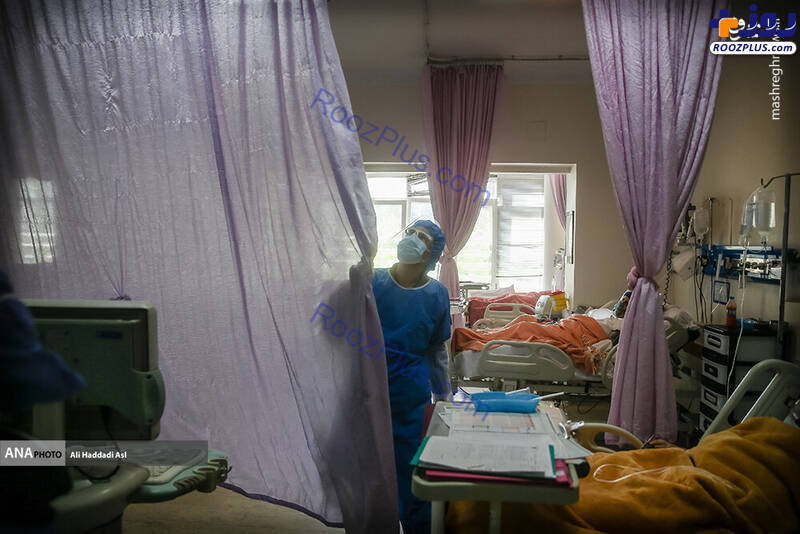 وضعیت اضطراری کرونا در بیمارستان‌های تهران+عکس