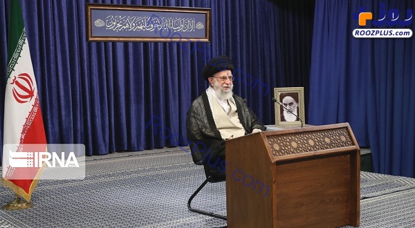 تصاویر سخنرانی تلویزیونی رهبر انقلاب به‌مناسبت سالگرد ارتحال امام خمینی(ره)
