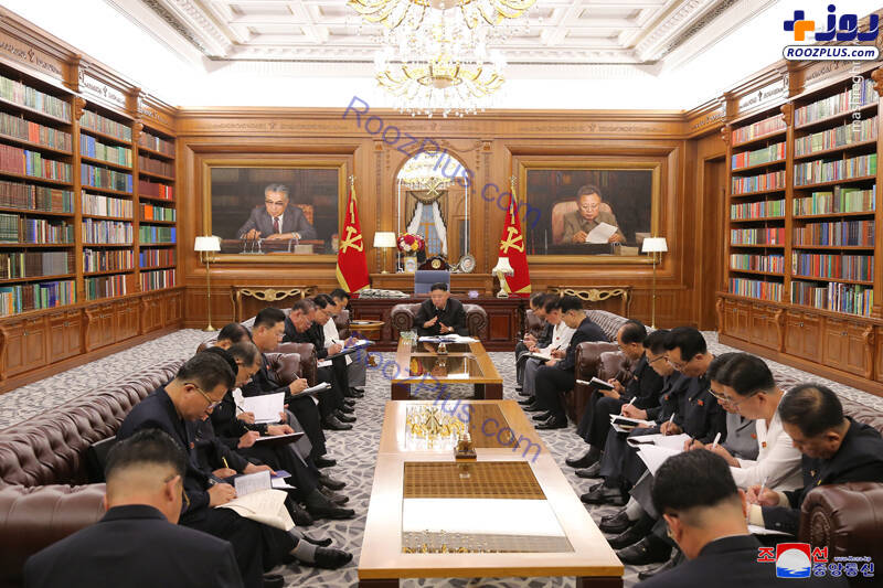 اتاق جلسه جدید «کیم جونگ اون» +عکس