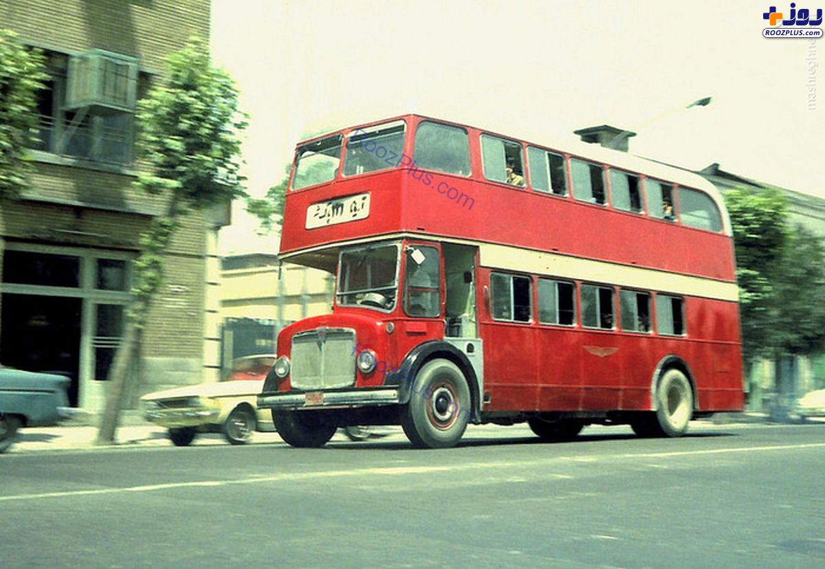 اتوبوس های جالب دو طبقه در تهران قدیم + عکس