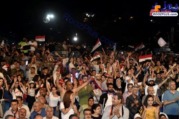 جشن مردم سوریه با اعلام نتایج انتخابات ریاست جمهوری+عکس