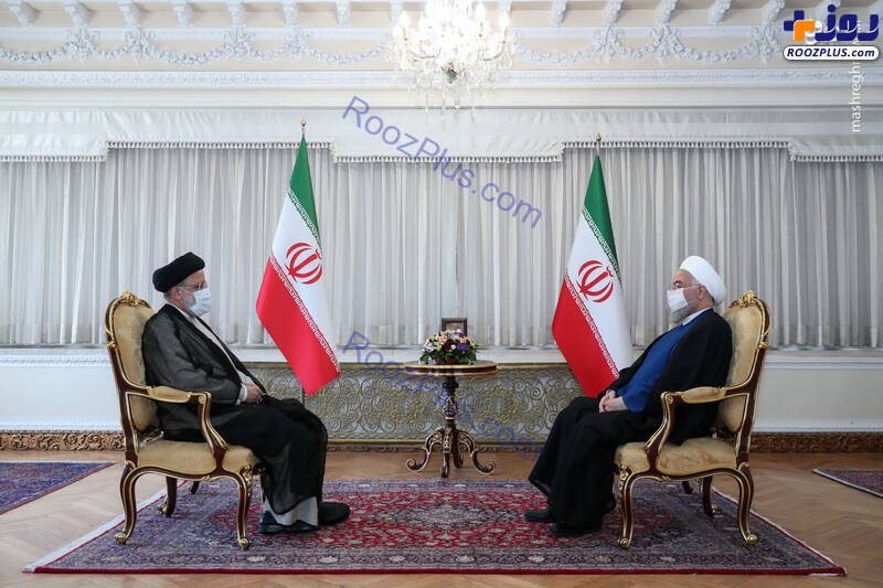 دومین دیدار روحانی با رئیس جمهور منتخب+عکس