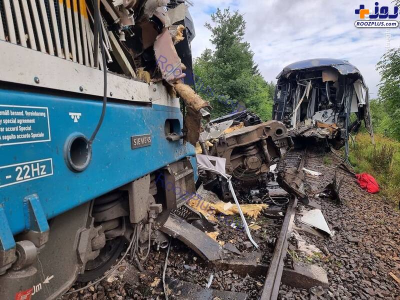 برخورد دو قطار در جمهوری چک +عکس