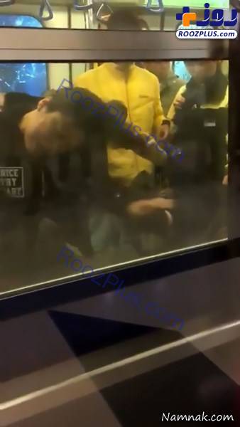 کتک کاری عجیب 3 زن در مترو بر سر صندلی/ عکس