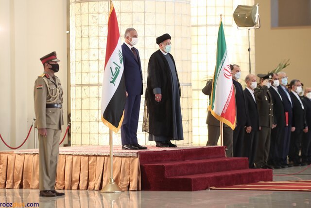 استقبال رسمی رئیس‌جمهور از نخست وزیر عراق/آغاز مذاکرات دو جانبه رئیسی و نخست وزیر عراق