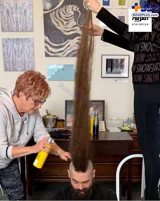 بلندترین مدل موی موهاک که در گینس ثبت شد