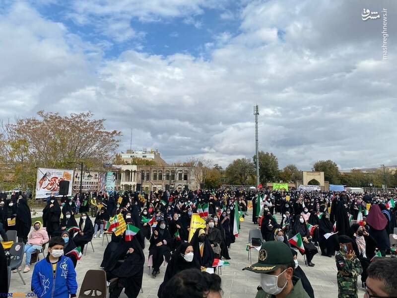 اجتماع عظیم مردم تبریز در یوم الله ۱۳ آبان/عکس