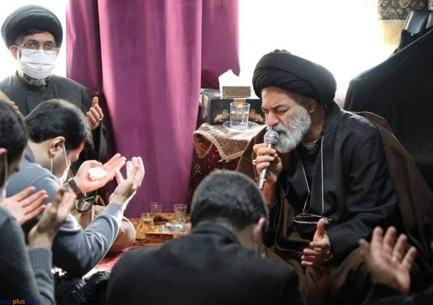 میلاد کی‌مرام و مجید صالحی در مراسم عزاداری حضرت زهرا (س) +تصاویر