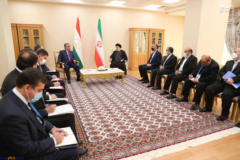 دیدار رئیس جمهور تاجیکستان با رئیسی/عکس