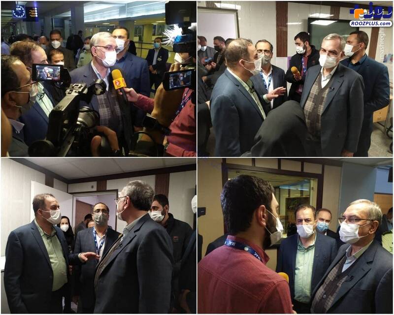 بازدید وزیر بهداشت از فرودگاه امام خمینی(ره) +عکس