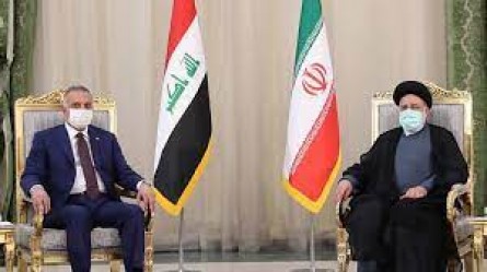 ببینید/استقبال آیت الله رئیسی از نخست وزیر عراق